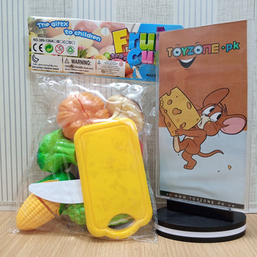 fruits vegetables with cutter